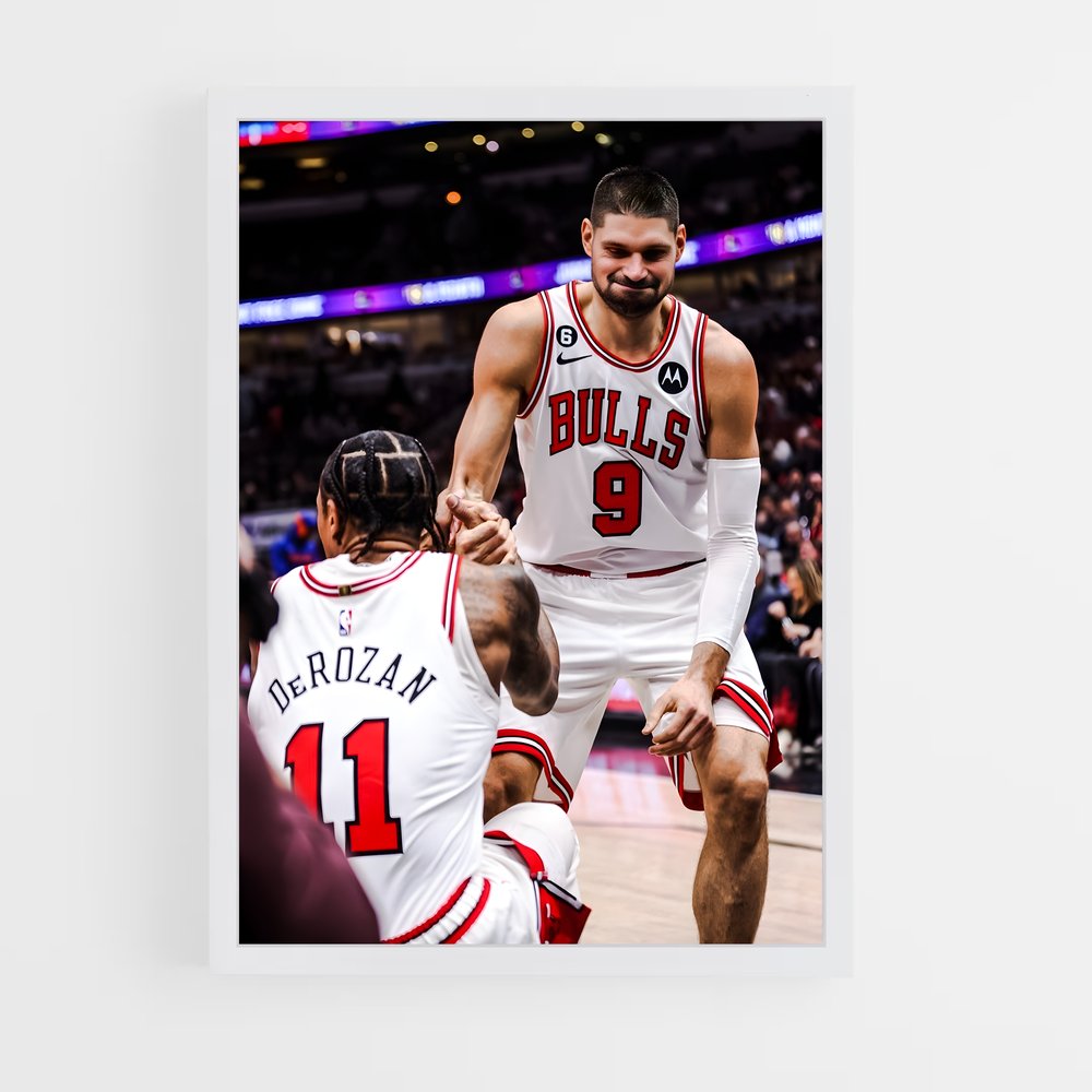 Poster Nikola vucevic – affiche Basketball (vue 3)